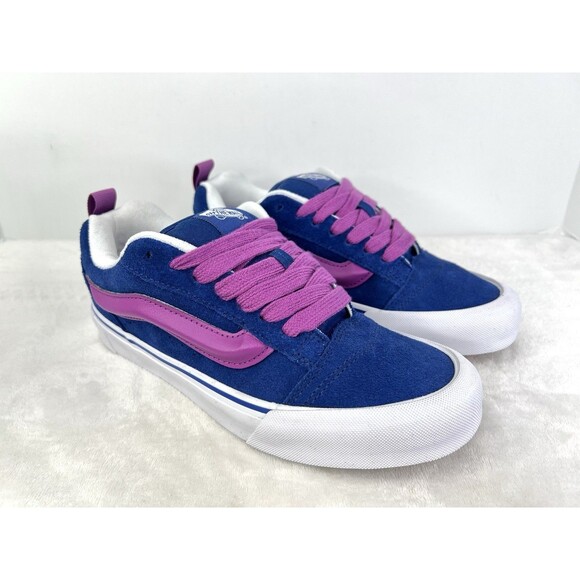 Vans Knu Skool Sneakers Shoes Vibrant Blue Purple White Mens Size 7.5 / Womens 9 main image 7